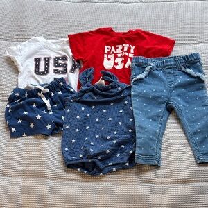 Cat & Jack Matching Tops and Bottoms.